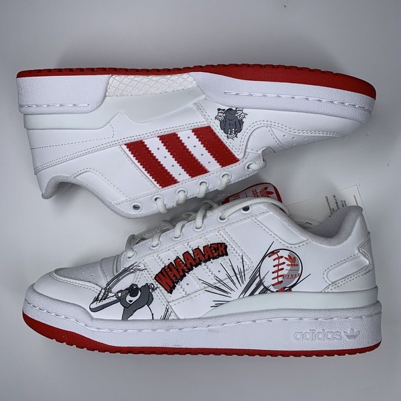 Adidas X Disney Pixar Forum Low White Scarlet Red Mens Size 6 GX0991 RARE NEW main image 8